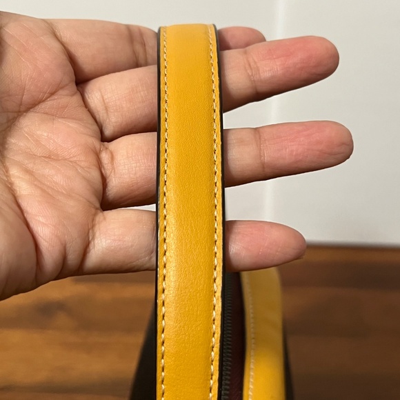 COACH Jamie Wristlet In Signature Varsity Motif - Picture 6 of 8